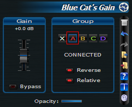 Step 03 - On each track, connect the plugin to the A group by clicking on the 'A' button